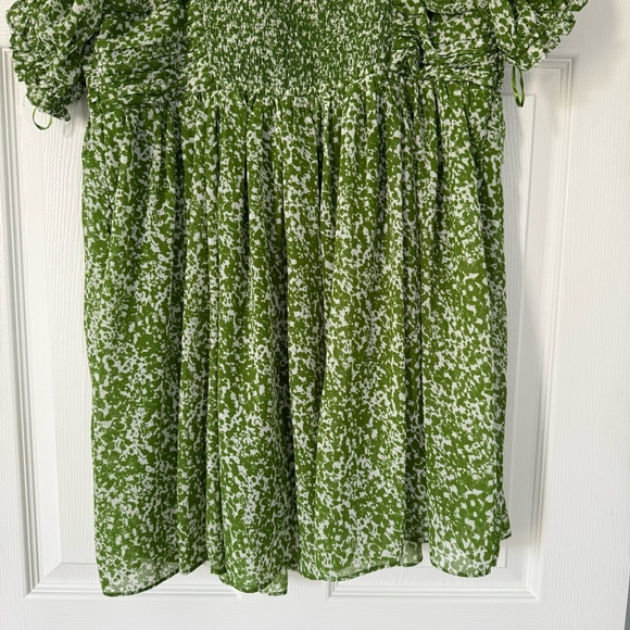Abercrombie & Fitch Green Patterned Mini Dress - Picture 11 of 13